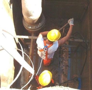Un tecnico Asa al lavoro 