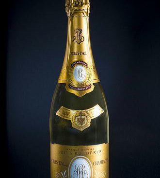 Bottiglia di champagne Cristal 