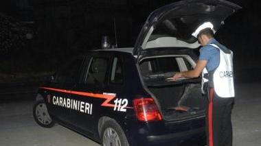 Un controllo dei carabinieri