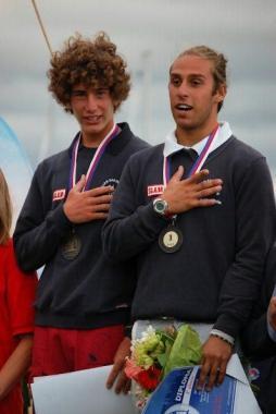 Olmo Cerri ed Edoardo Meini, i due diciassettenni del Cv Pietrabianca che si sono laureati campioni Vaurien ai mondiali della Repubblica slovacca 