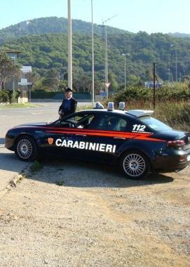 Una pattuglia dei carabinieri 
