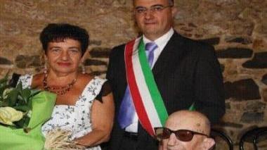 Oscar Galleri e il sindaco Ferrini