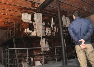 Una sala del Museo del Tessuto 