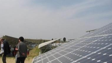 Un impianto fotovoltaico sulle nostre colline