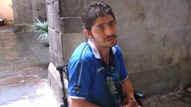 Giorgio Pagano nell’atrio del tribunale