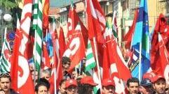 Una protesta dei mesi passati dei lavoratori Radicifil