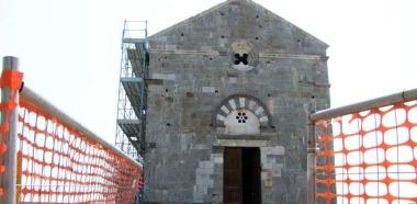Lavori alla pieve di San Giovanni 