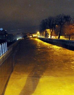 Il Carrione in piena 