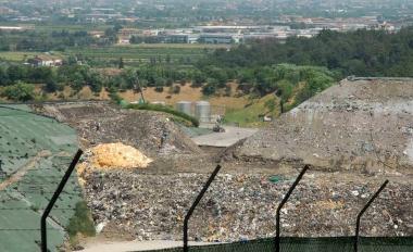 Uno scorcio della discarica del Cassero      