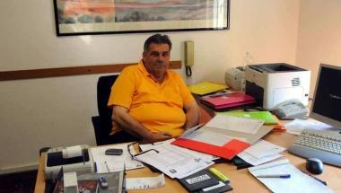 Nelso Ricci al lavoro per allestire la Carrarese edizione 2010/11 