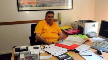 Nelso Ricci al lavoro per allestire la Carrarese edizione 2010/11