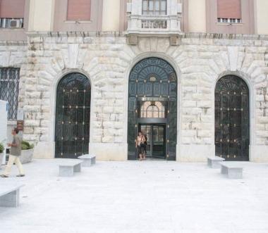 Lingresso dellospedale cittadino          