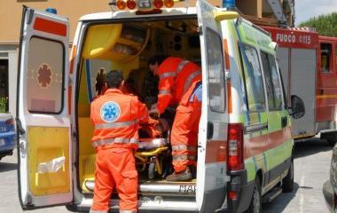 <b>SOCCORSI.</b> &Egrave; arrivato anche il 118 