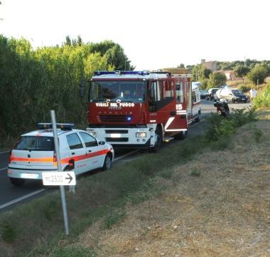 <b>I SOCCORSI.</b> Sul ciglio del Salica 