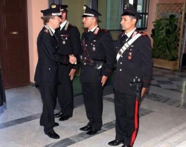 Il generale Galitelli in visita a Grosseto