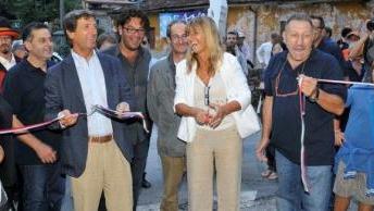 Taglio del nastro di Torano giorno e notte