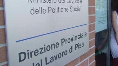 L’ingresso della Direzione provinciale del lavoro