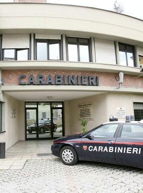 Il comando dei carabinieri di Montecatini 