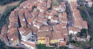 Una veduta del centro storico di Santa Maria a Monte 