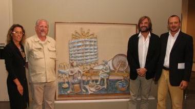 Un Tintori al Museo del tessuto