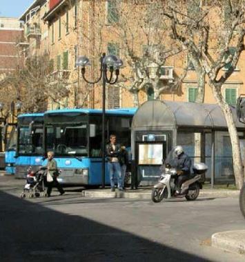Il terminal bus dellAtm e Carlo Torlai vicepresidente della Tiemme  