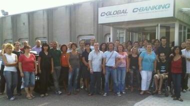Gli operai pisani della C-Global