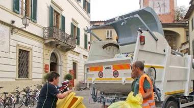La raccolta porta a porta in centro