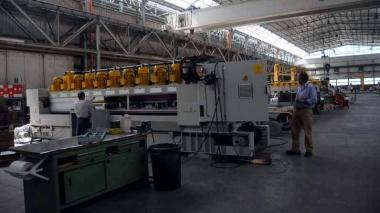 L’interno dello stabilimento Barsanti Macchine