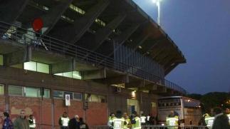 Lo scontro tra i due empolesi è avvenuto all’esterno dello stadio Castellani