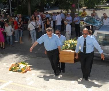 <b>ADDIO MARCONI.</b> Un momento dei funerali 