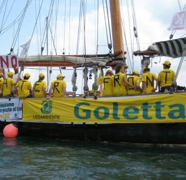 Goletta Verde il veliero di Legambiente 