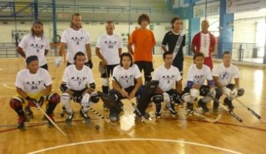 <b>FOTO DI GRUPPO.</b> Il Cgc prima dellallenamento desordio 
