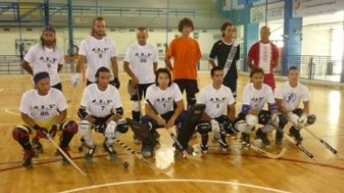 <b>FOTO DI GRUPPO.</b> Il Cgc prima dell’allenamento d’esordio