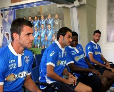 Da sinistra: Gorzegno, Lazzari, Chara e Foti Sono i quattro rinforzi ingaggiati marted&igrave; dallEmpoli 
