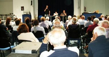 Un momento dell’assemblea di mercoledì sera