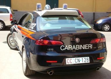 Una pattuglia dei carabinieri 
