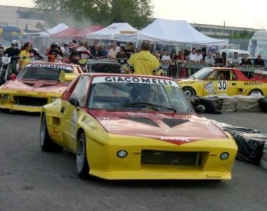 Auto al via della scorsa edizione del trofeo Macota a Fibbiana       