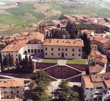 Una veduta della villa medicea di Cerreto Guidi    