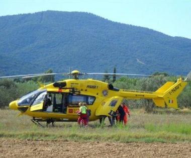 <b>LINCIDENTE.</b> Uno dei due giovani &egrave; stato soccorso da Pegaso 