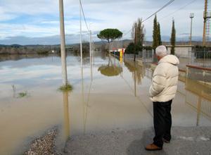 Istia, sott'acqua dall'alluvione