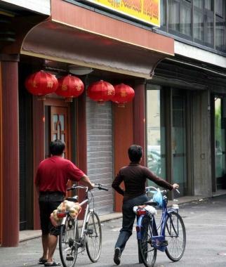 Un ristorante a Chinatown 