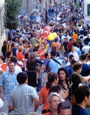Un momento della festa 