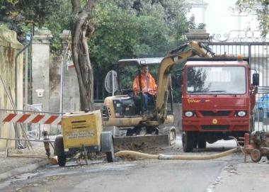 Lavori Asa alle tubature  