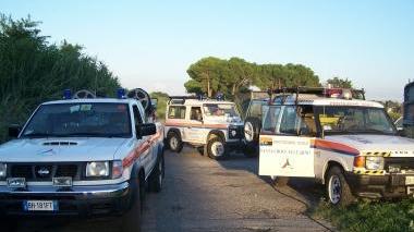 Due immagini dell’incendio dell’altro giorno