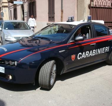 Una pattuglia dei carabinieri 