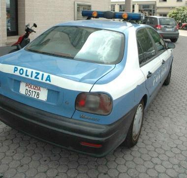 Un intervento della volante 