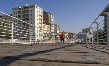 La passerella sul Burlamacca 