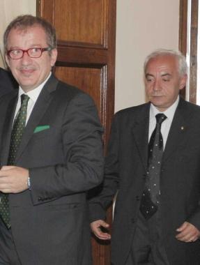 Maroni col prefetto durante la sua recente visita a Pisa
