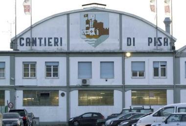 Una immagine dei Cantieri di Pisa   