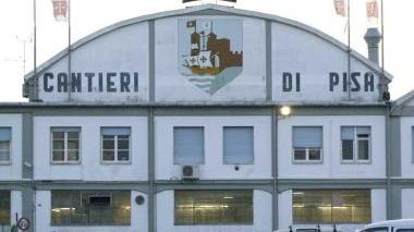 Una immagine dei Cantieri di Pisa